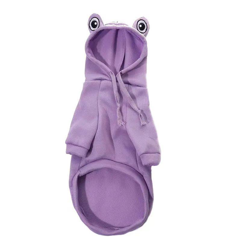 Frog Style Pullover Pet Hoodies