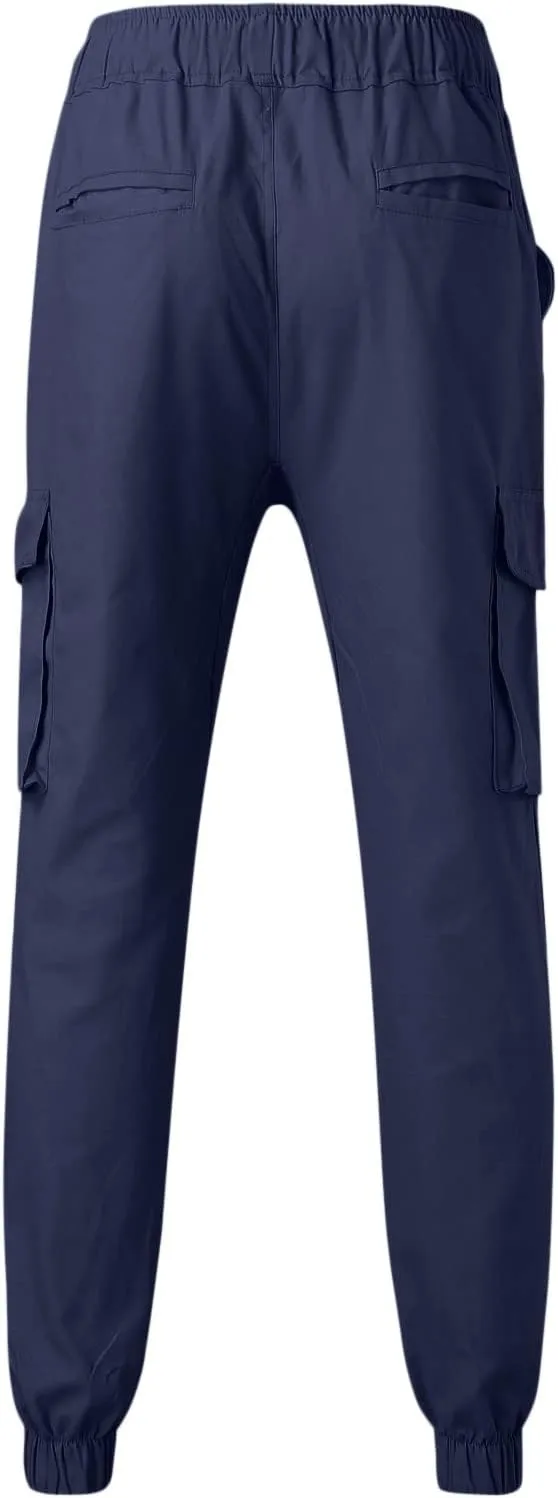 GIERIDUC Mens Fleece Sweatpants Winter Men's Five Pocket Corduroy Pants Winter Sports Pants for Men Mens Dark Green Trousers