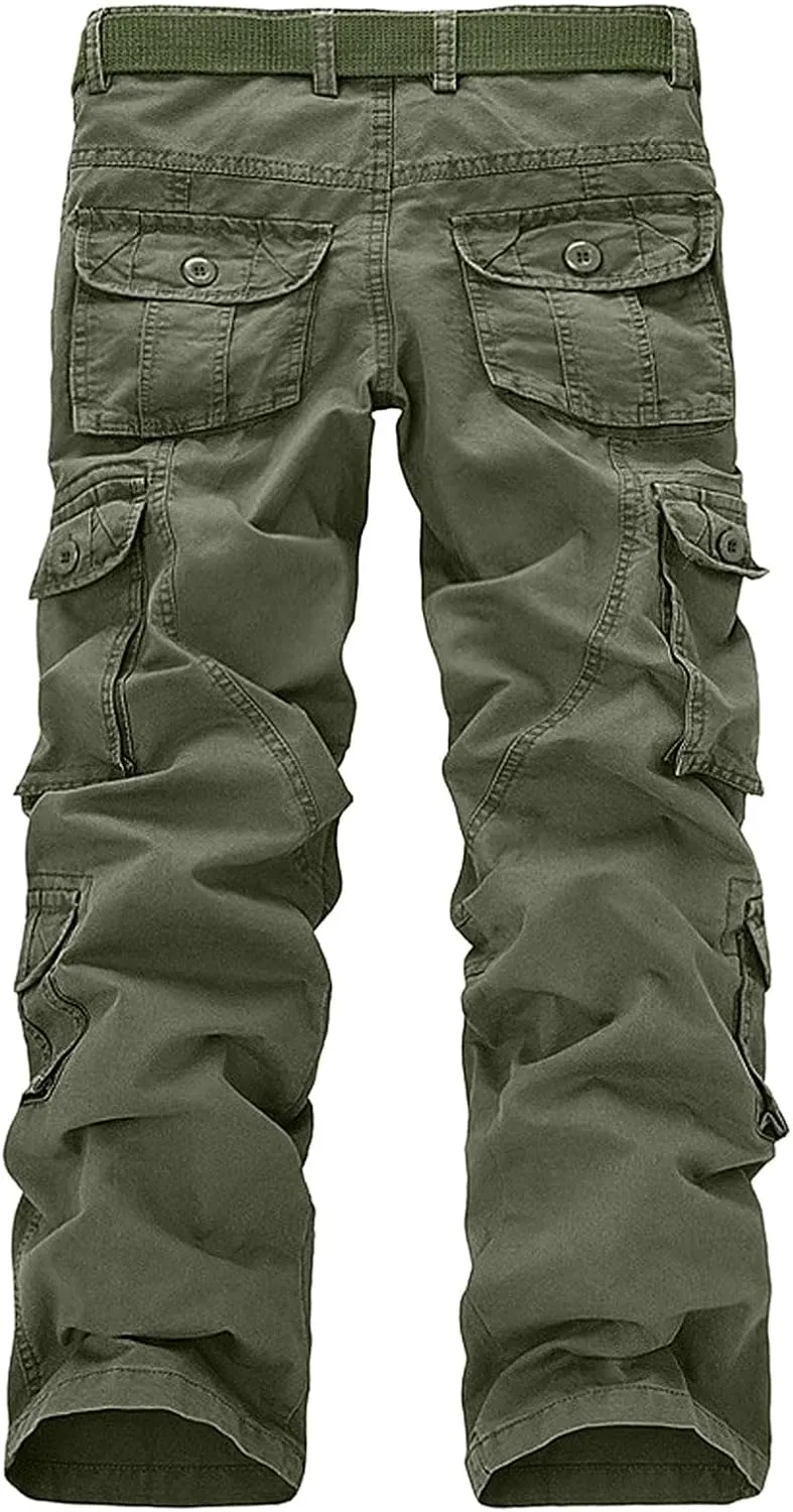 GIERIDUC Mens Stacked Flared Sweatpants Boyfriend Gifts for Boyfriend Best Formal Trousers for Men Forest Green Dress Pants