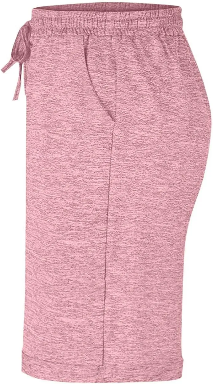 Half Shorts Pants for Women Trendy 2025 Summer Casual Shorts Elastic High Waisted Wide Leg Dressy Short with Pockets