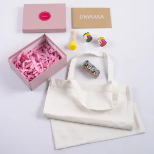 Handmade Wooden Blocks for Block Printing Kit With Best Womens Tote Bags