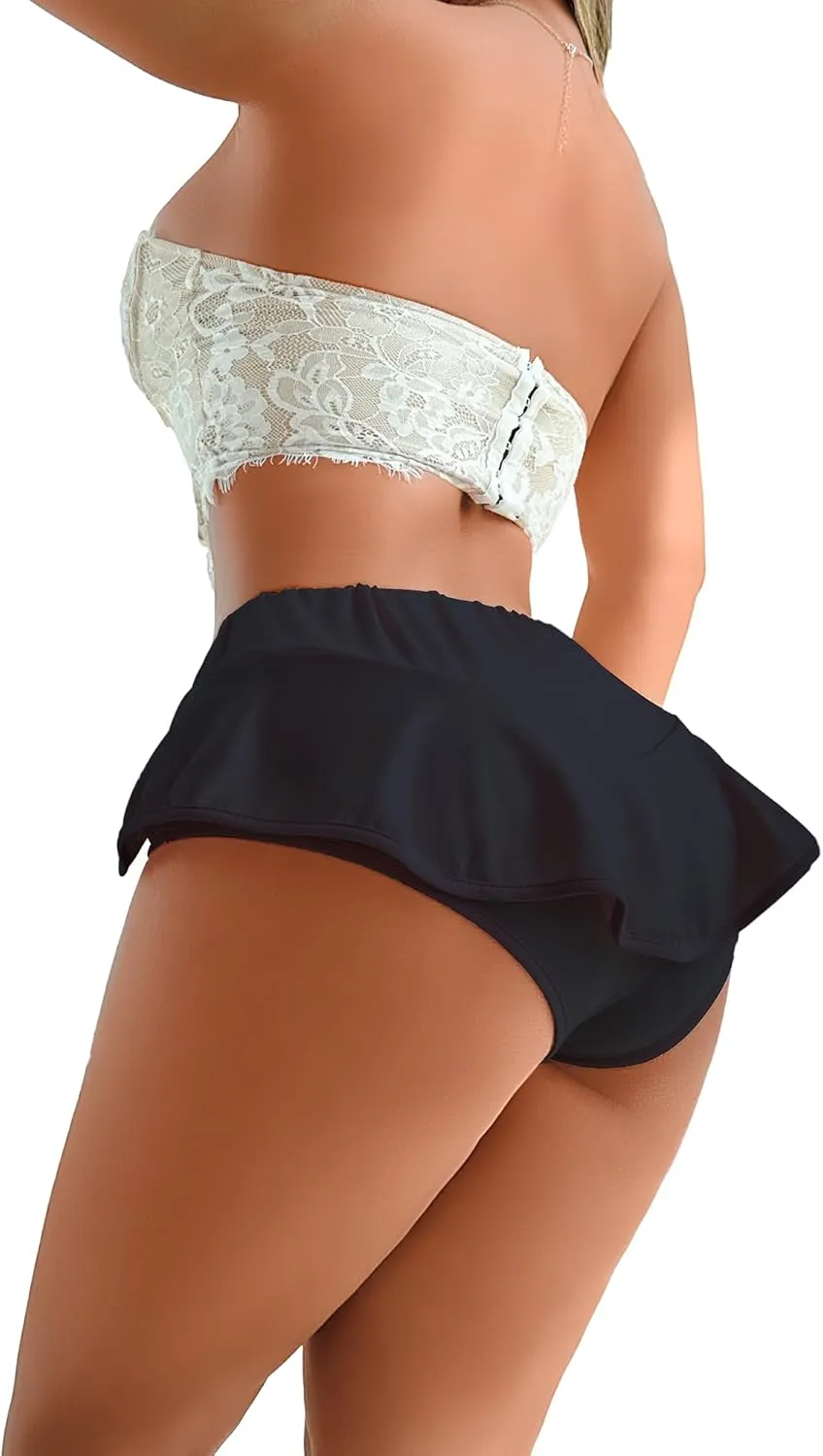High Waist Workout Gym Shorts Dance Skirts Sexy Club Hot Pants Yoga Booty Shorts Active Butt Lifting Sports Leggings