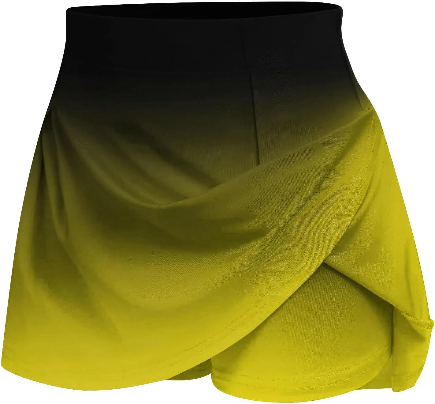 hlysgo Women Tennis Skirts High Waisted Athletic Skorts Summer Running Workout Skort Shorts 2 in 1 Sport Pickleball Shorts