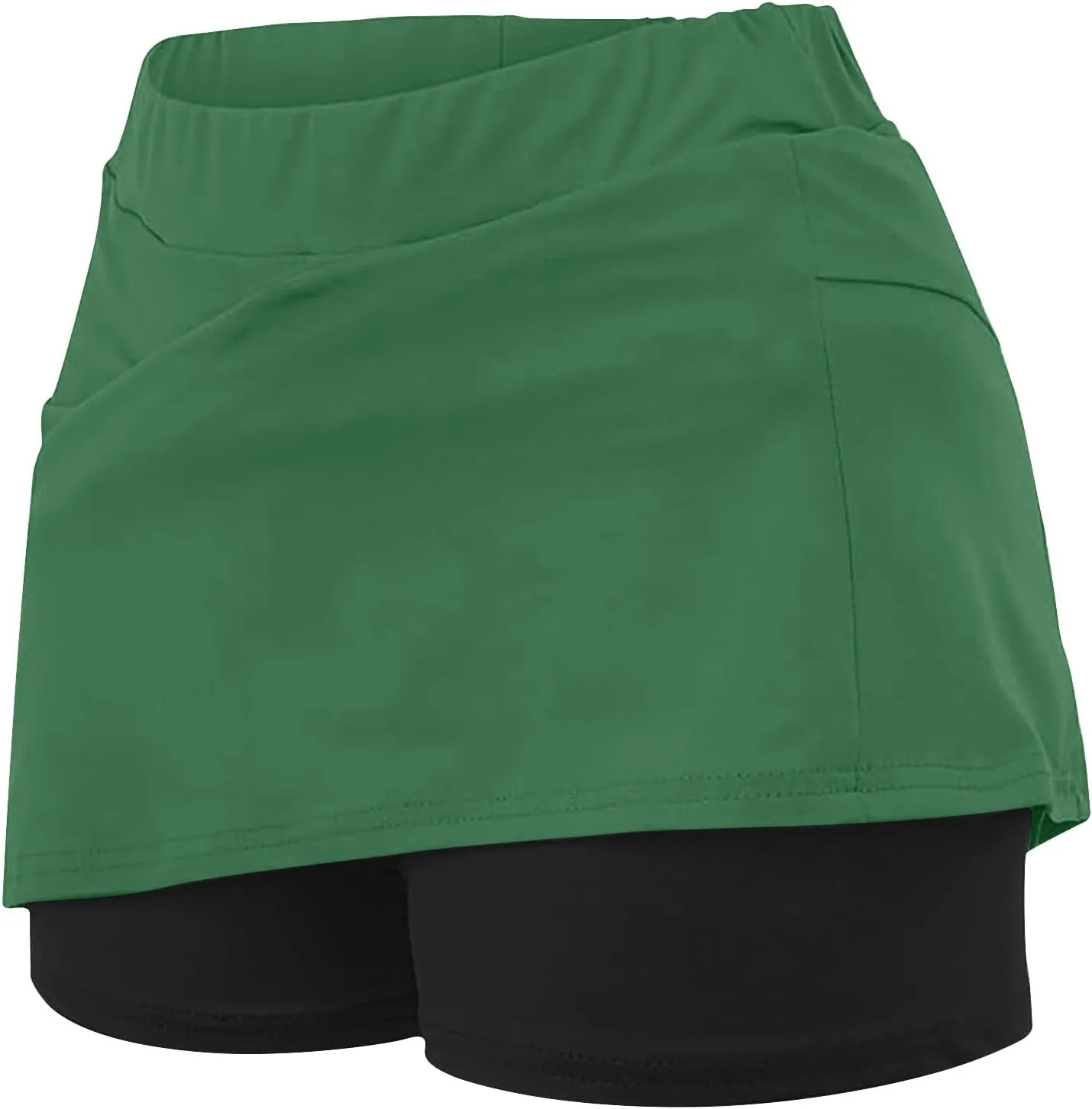 hlysgo Womens High Waisted Tennis Skort A-Line Skater Skirts with Lining Shorts Summer Plus Size Workout Athletic Shorts