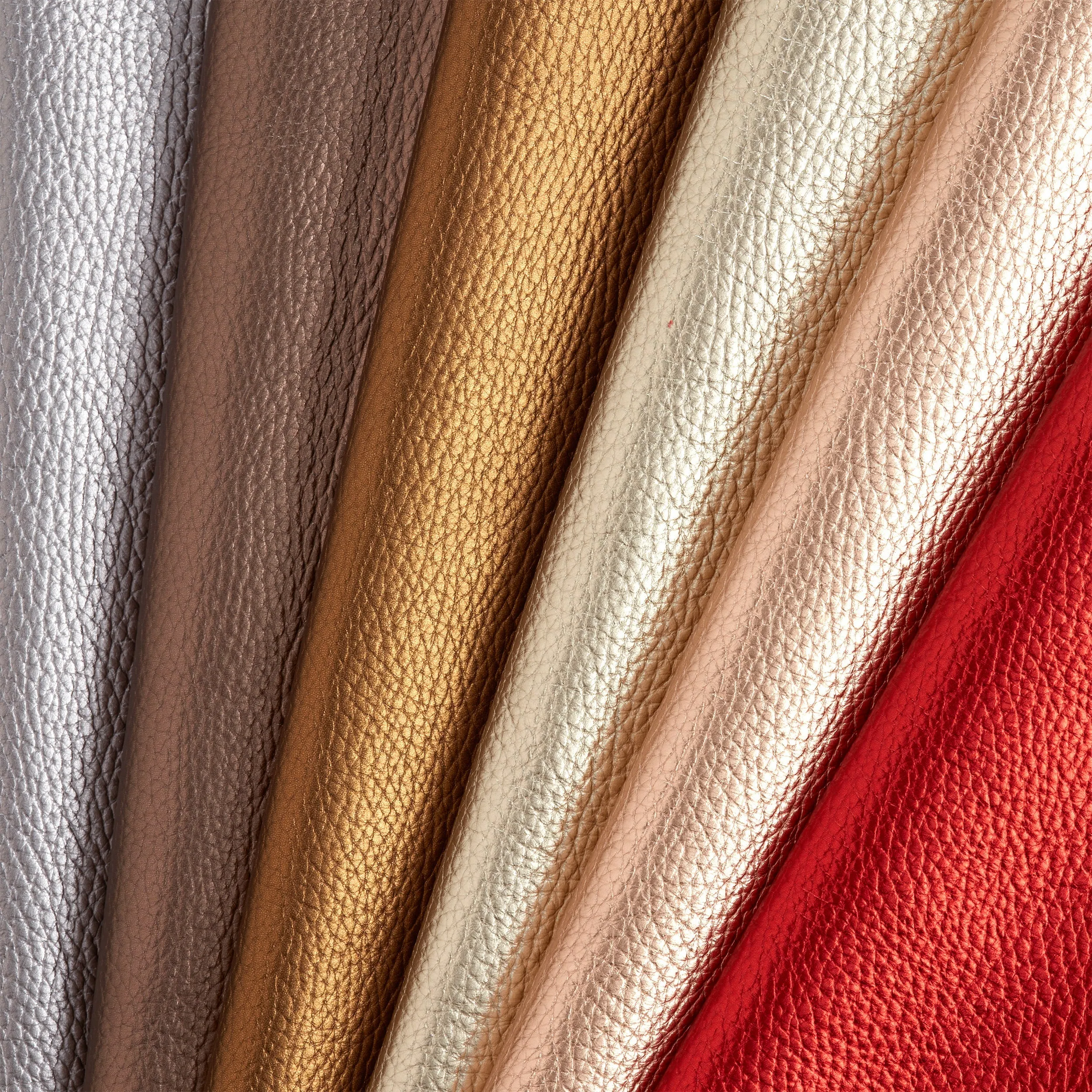 Italian Pebble Grain Metallic Side