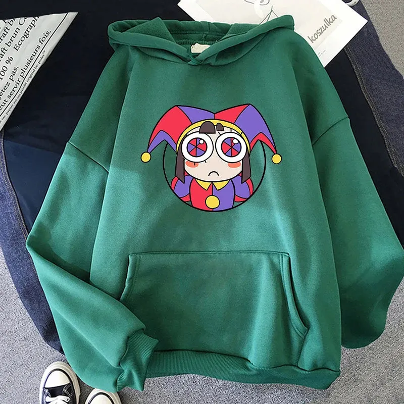 Lady Glams THE AMAZING DIGITAL CIRCUS Hoodie: Where Fashion Meets Whimsy