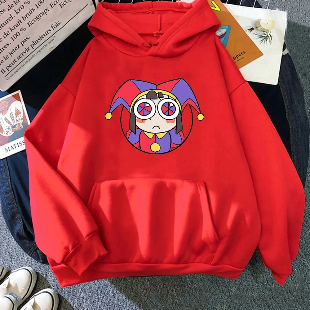 Lady Glams THE AMAZING DIGITAL CIRCUS Hoodie: Where Fashion Meets Whimsy