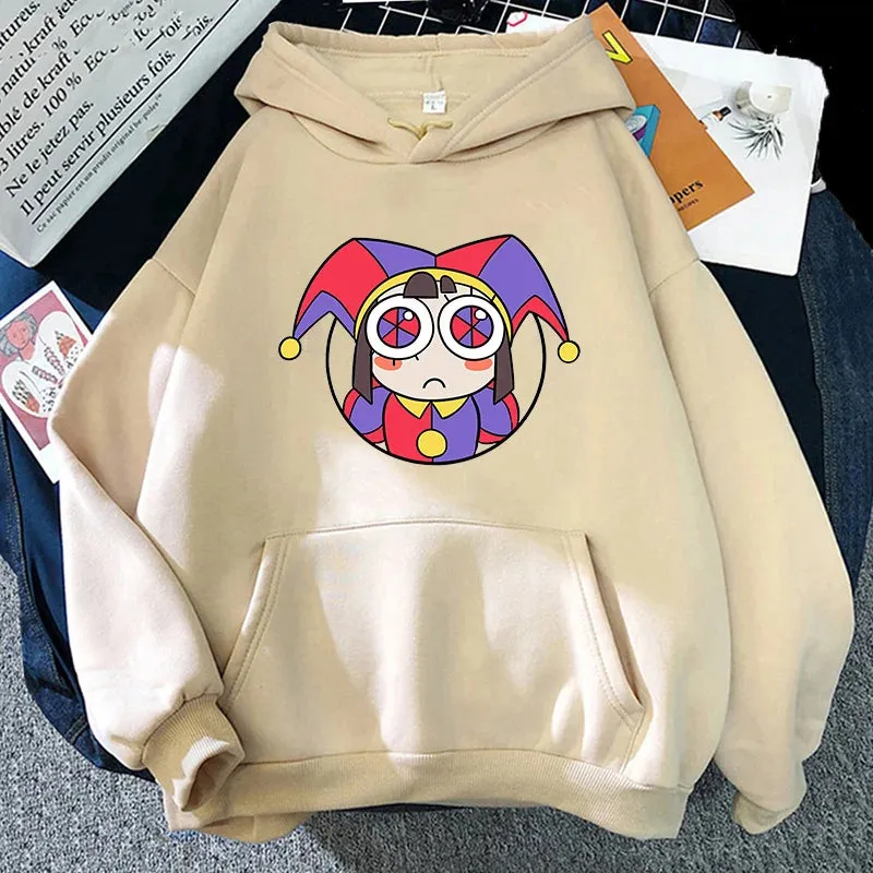 Lady Glams THE AMAZING DIGITAL CIRCUS Hoodie: Where Fashion Meets Whimsy