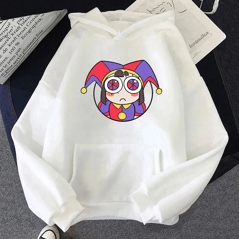 Lady Glams THE AMAZING DIGITAL CIRCUS Hoodie: Where Fashion Meets Whimsy