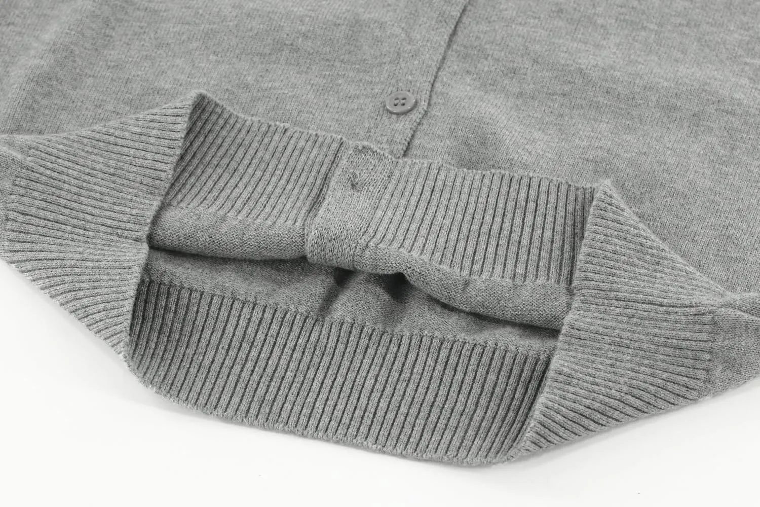Little Kid Girls Cardigan Sweaters School Uniforms Cotton Crew Neck Knit Sweater Toddler 4Years -14 Years