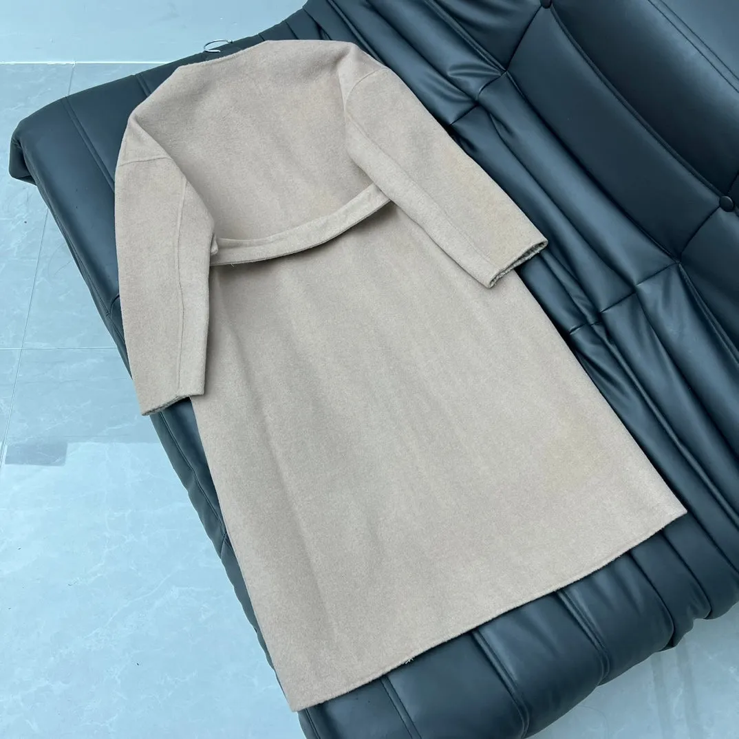 Luxury Christian Dior  Wrap Coat 001