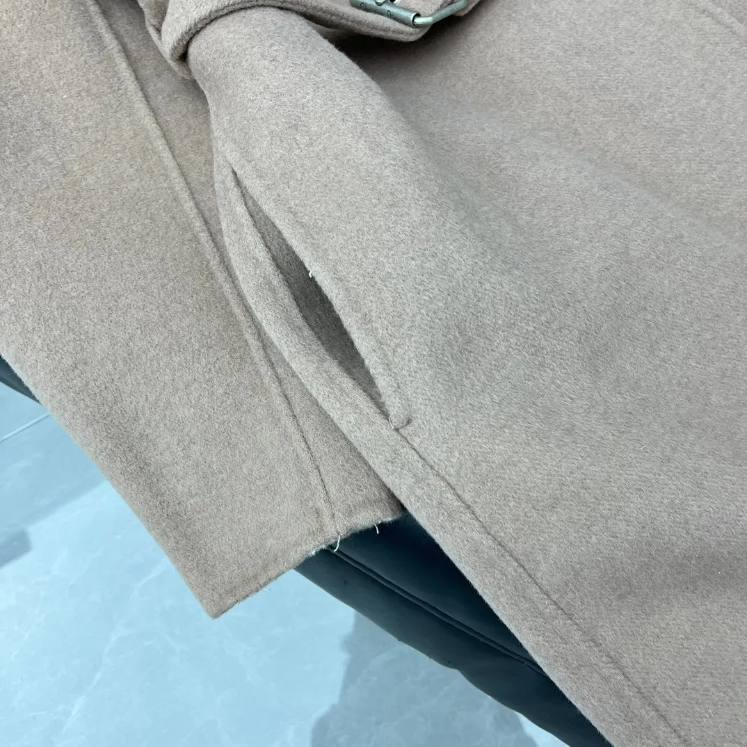 Luxury Christian Dior  Wrap Coat 001