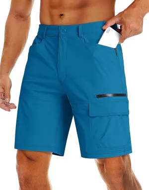 MAGCOMSEN Men's Hiking Cargo Shorts 9" Quick Dry Lightweight Summer Casual Shorts for Men Work Golf Outdoor 5 Pockets