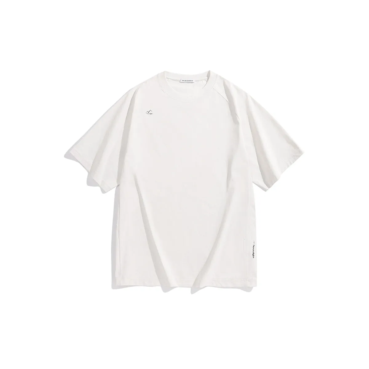 Men's Beige Quick-Dry Printed T-Shirt