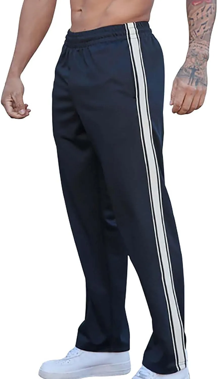 Mens Casual Joggers Pants Cotton Drawstring Chino Cargo Pants Hiking Outdoor Track Jogging Sweatpants Pants