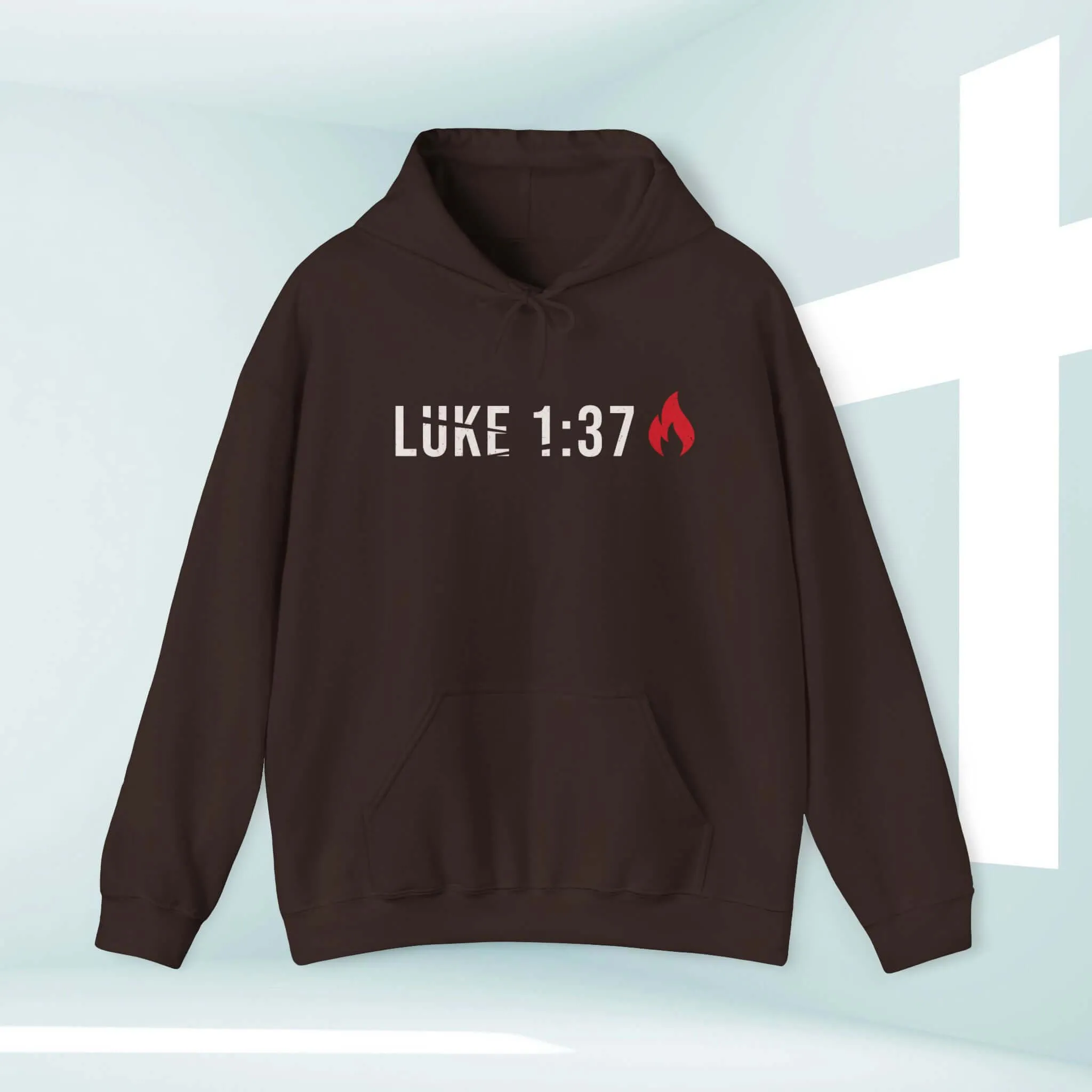 Mens Christian Jesus Hoodie, Bible Verse Religious Shirt For A Man Of Faith
