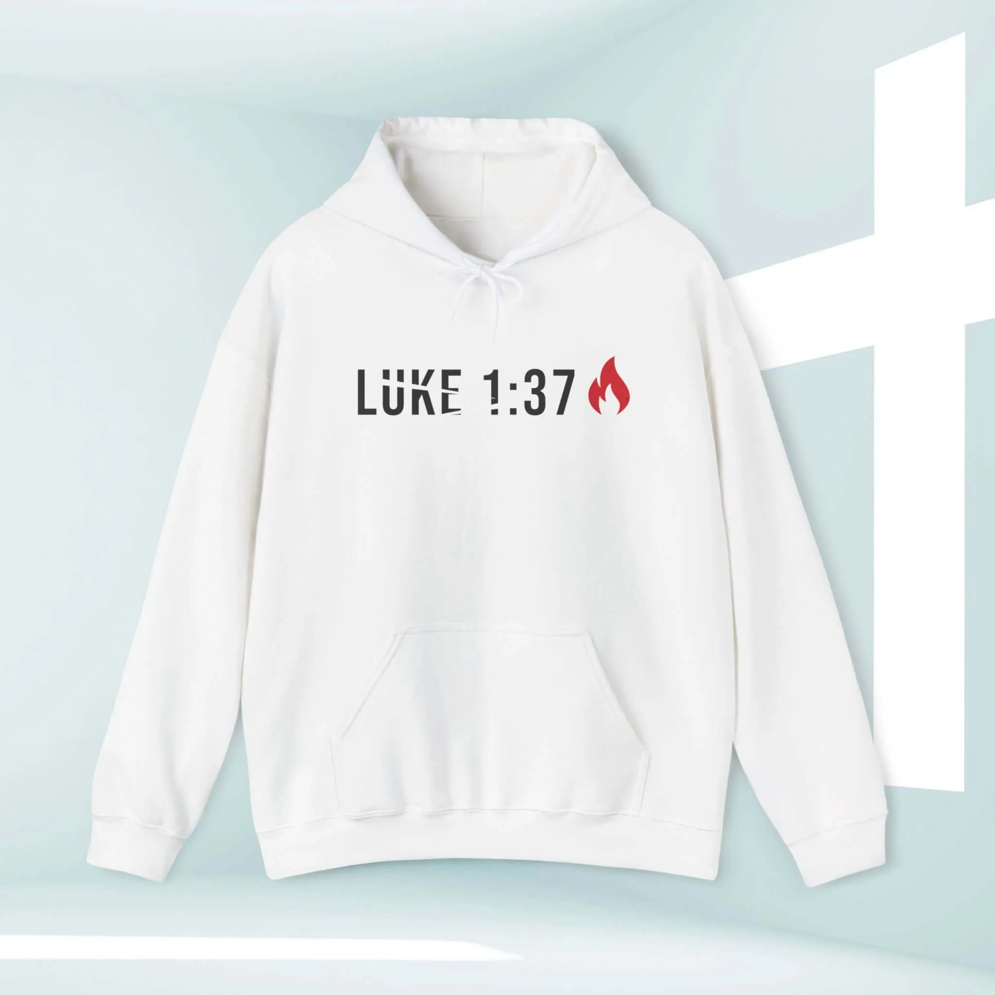 Mens Christian Jesus Hoodie, Bible Verse Religious Shirt For A Man Of Faith