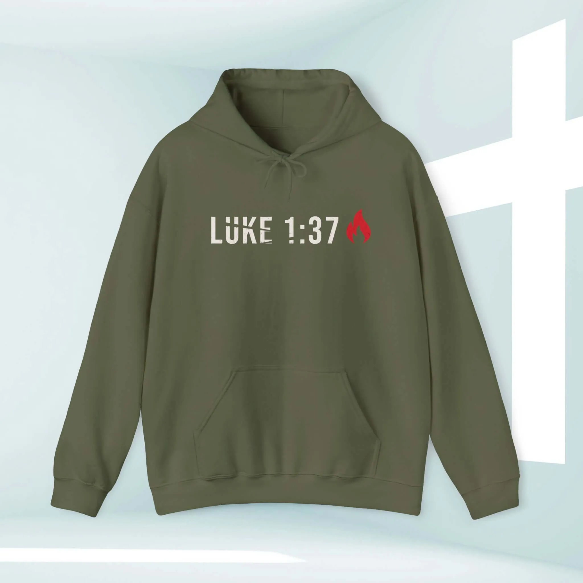 Mens Christian Jesus Hoodie, Bible Verse Religious Shirt For A Man Of Faith