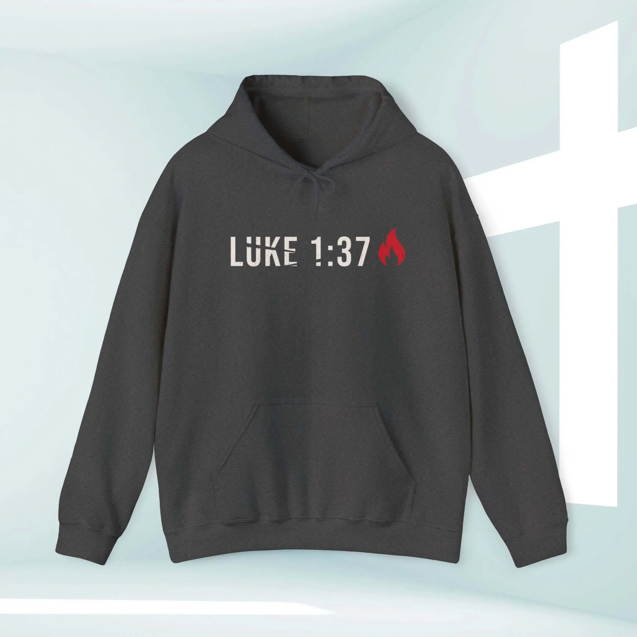 Mens Christian Jesus Hoodie, Bible Verse Religious Shirt For A Man Of Faith