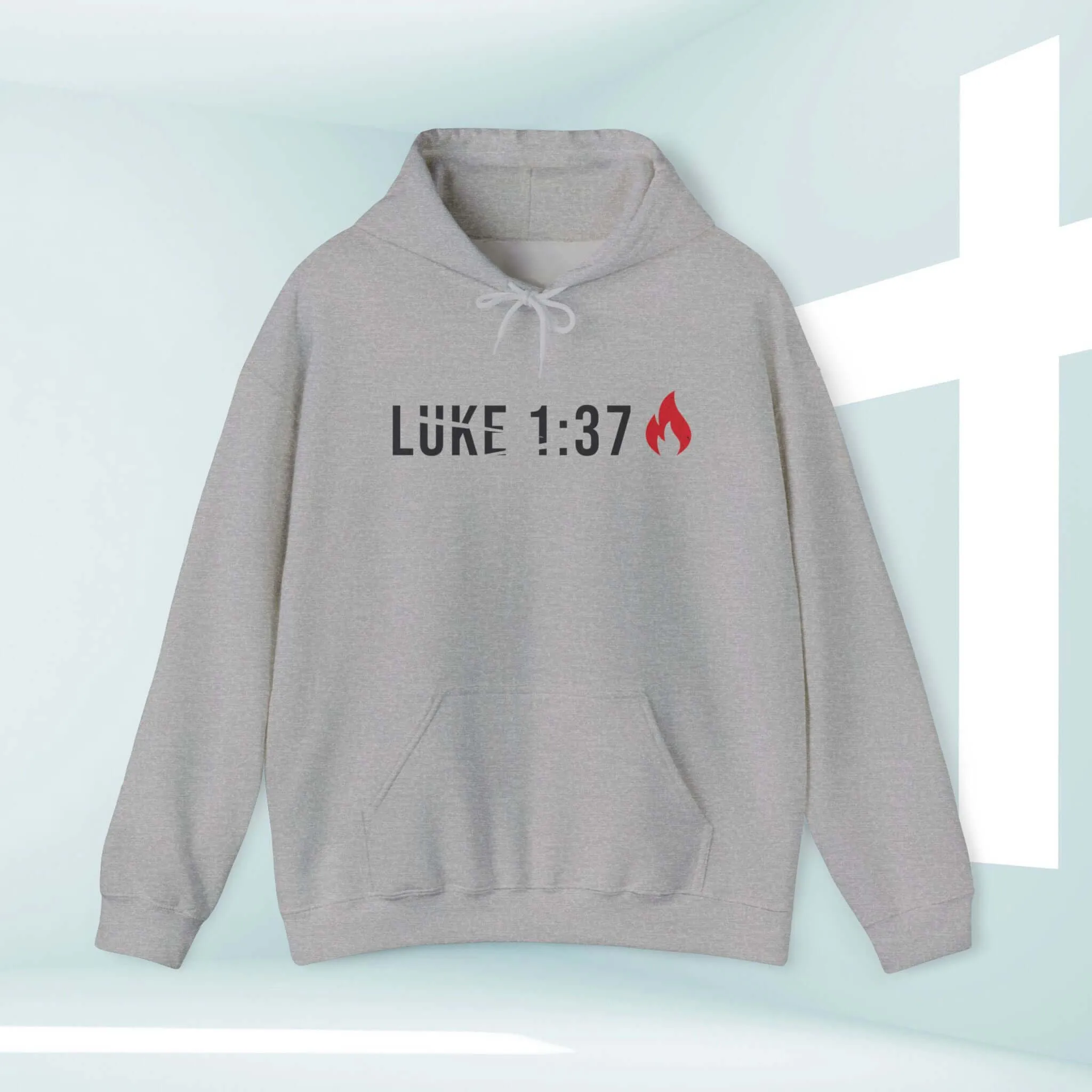 Mens Christian Jesus Hoodie, Bible Verse Religious Shirt For A Man Of Faith
