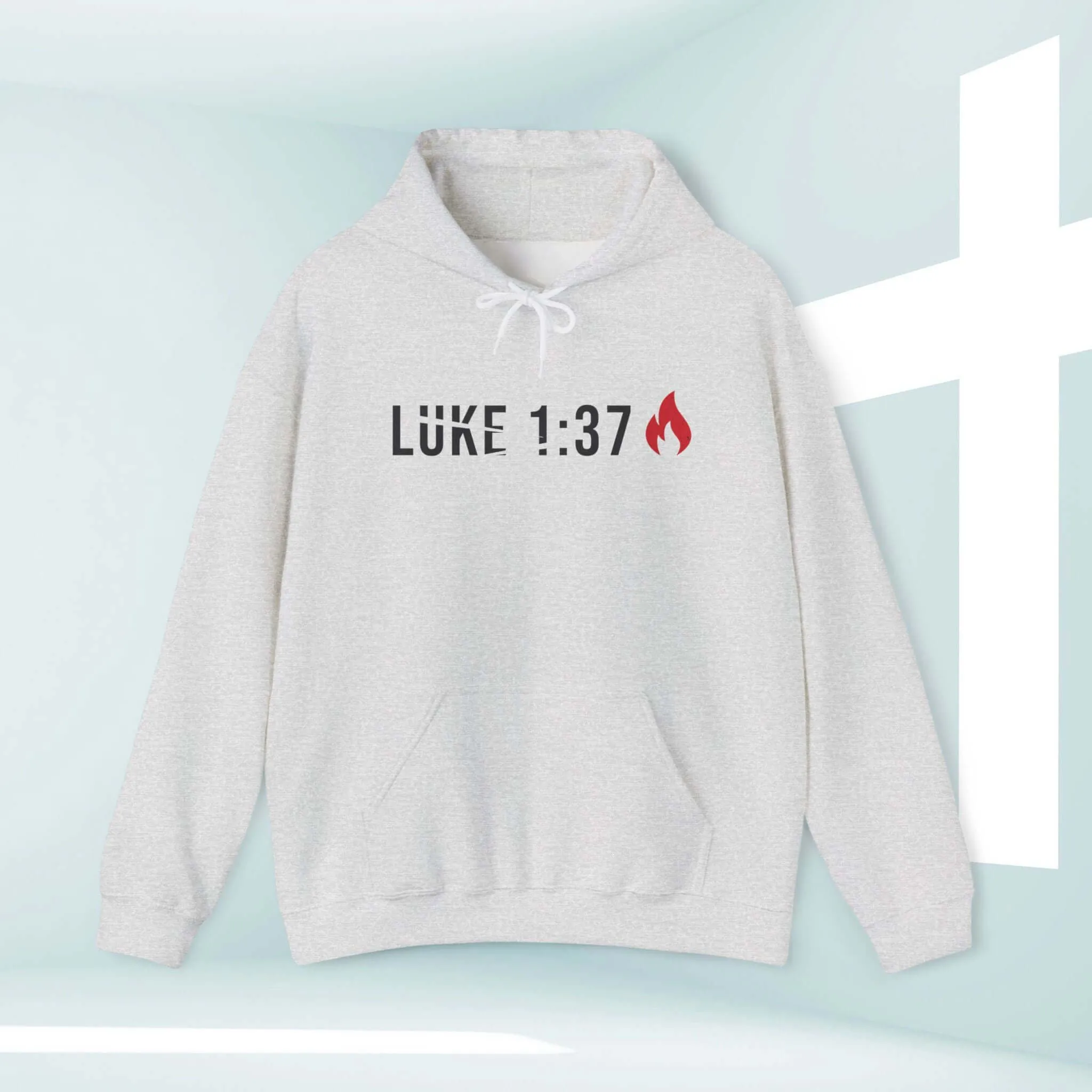 Mens Christian Jesus Hoodie, Bible Verse Religious Shirt For A Man Of Faith