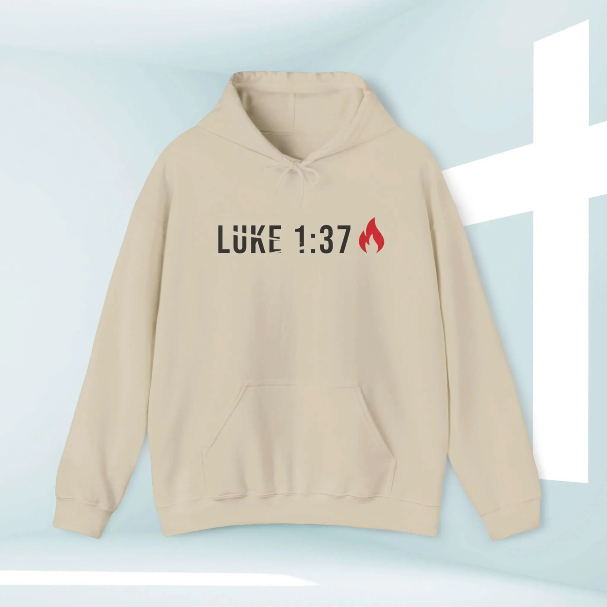 Mens Christian Jesus Hoodie, Bible Verse Religious Shirt For A Man Of Faith