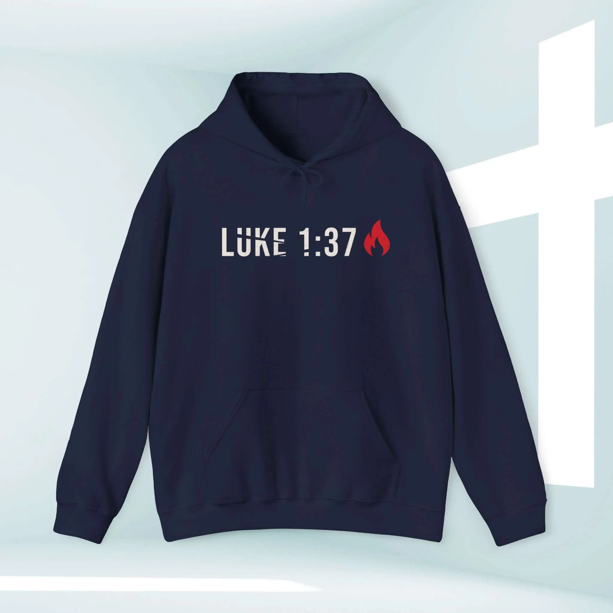 Mens Christian Jesus Hoodie, Bible Verse Religious Shirt For A Man Of Faith
