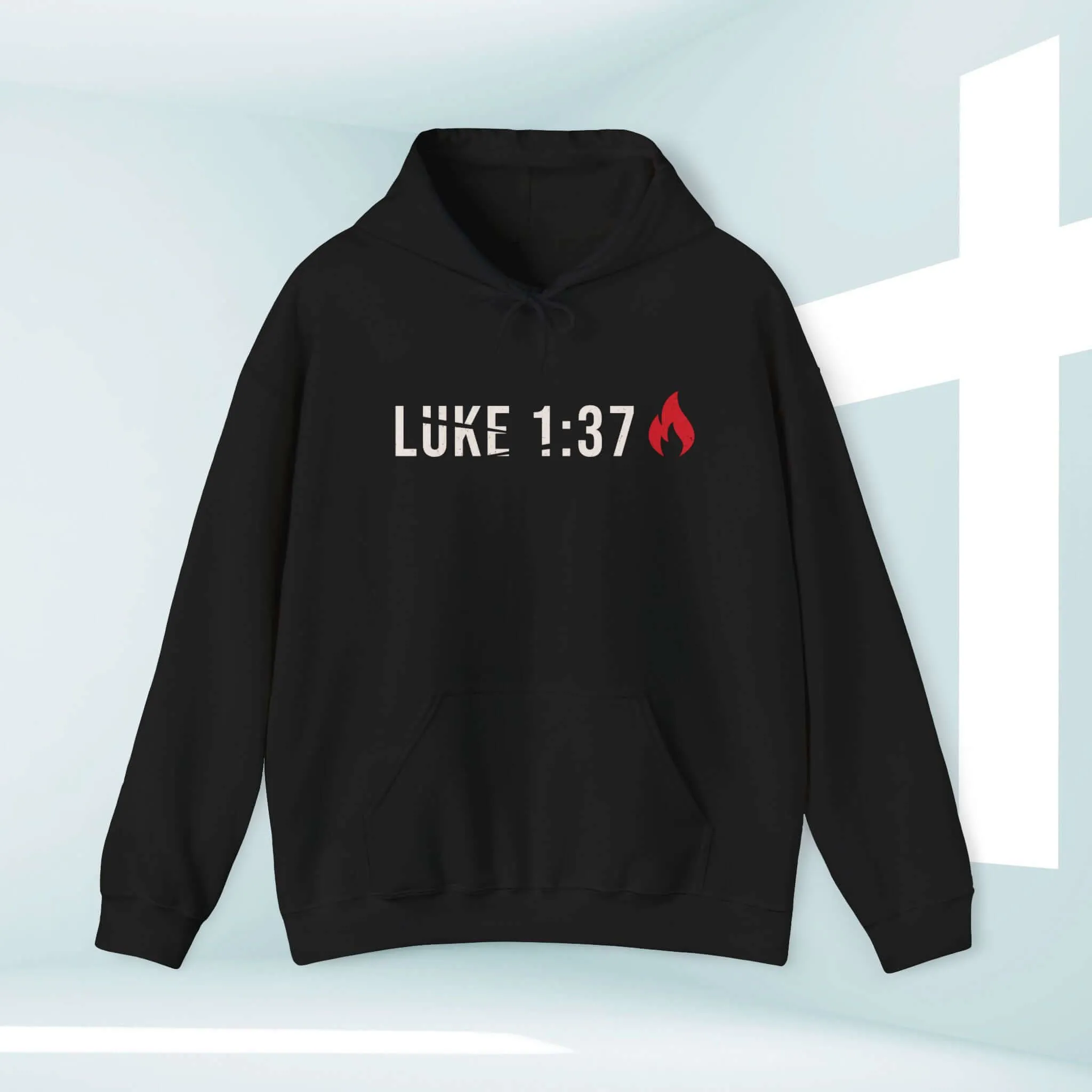 Mens Christian Jesus Hoodie, Bible Verse Religious Shirt For A Man Of Faith