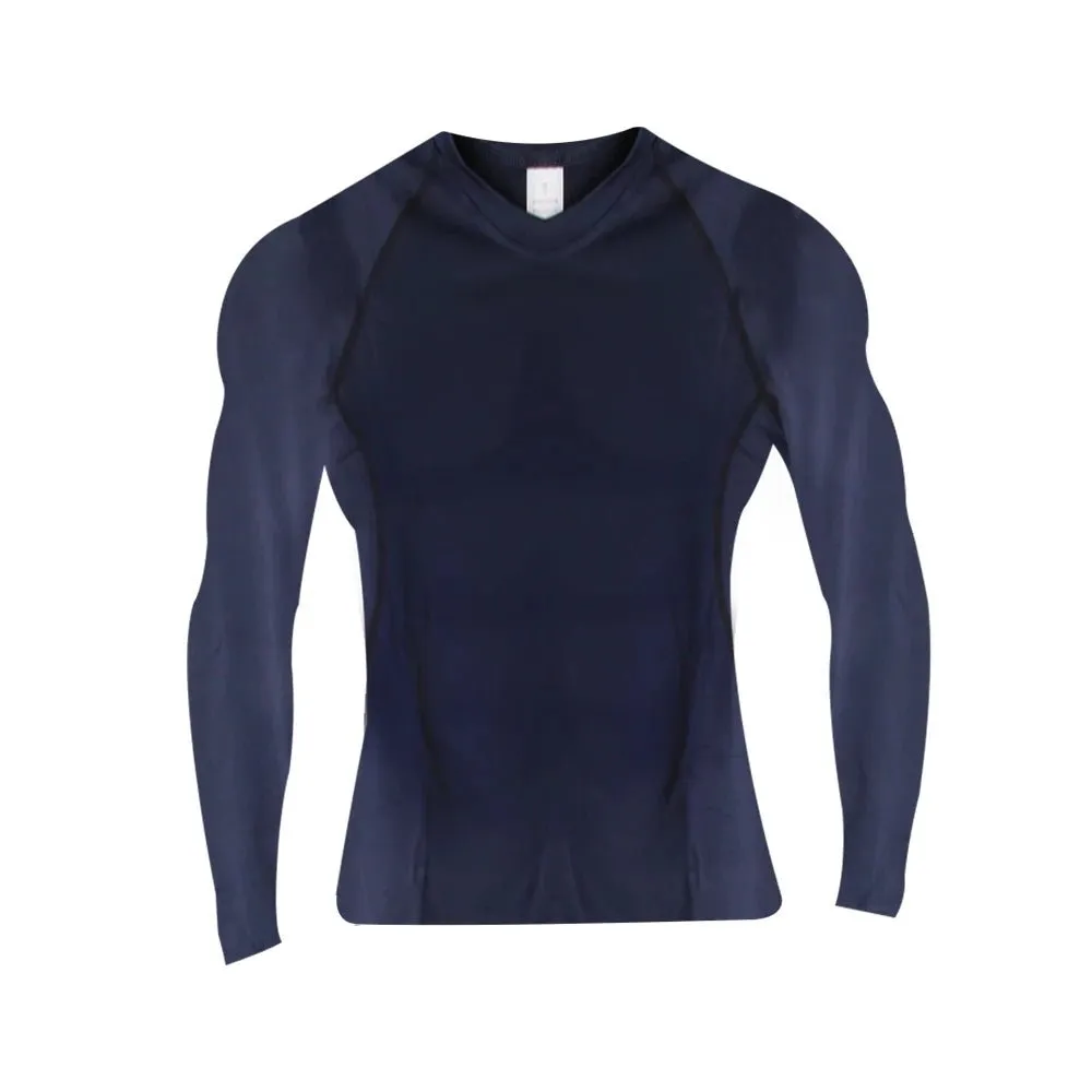 Men‘s Compression Shirts Quick Dry Stretch Shirts Sport Fitness Cycling Running T-Shirts Workout Training Underwear Gym Clothing