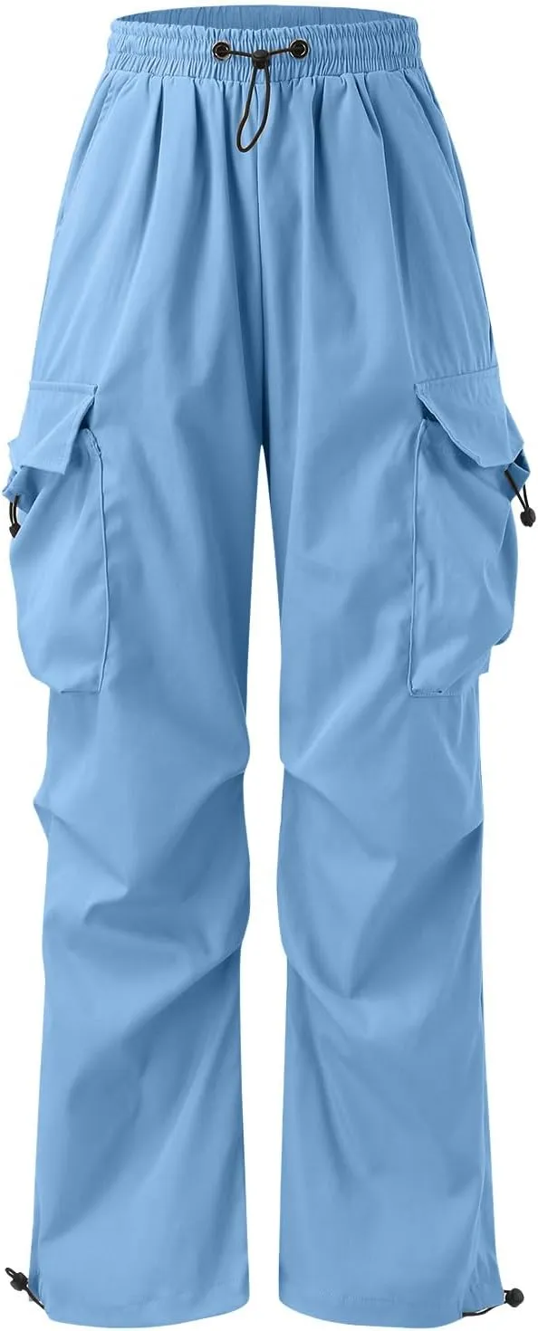 Men's Cool Lightweight Cargo Athletic Pants Fast Dry Joggers Breathable Outdoor Trousers with Pockets