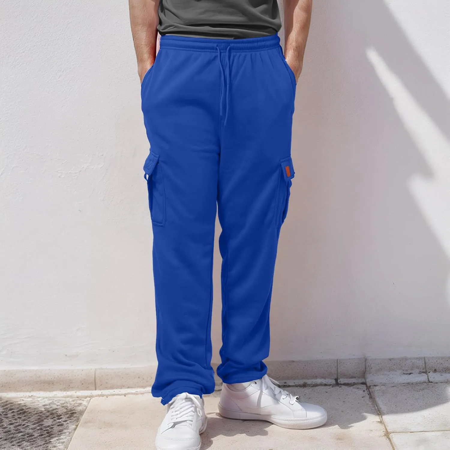 Mens Fashion Pants with Multi-Pocket Mens 2023 Classic Fit Fashion Work Trousers Hiking Outdoor Joggers Cargo Pants