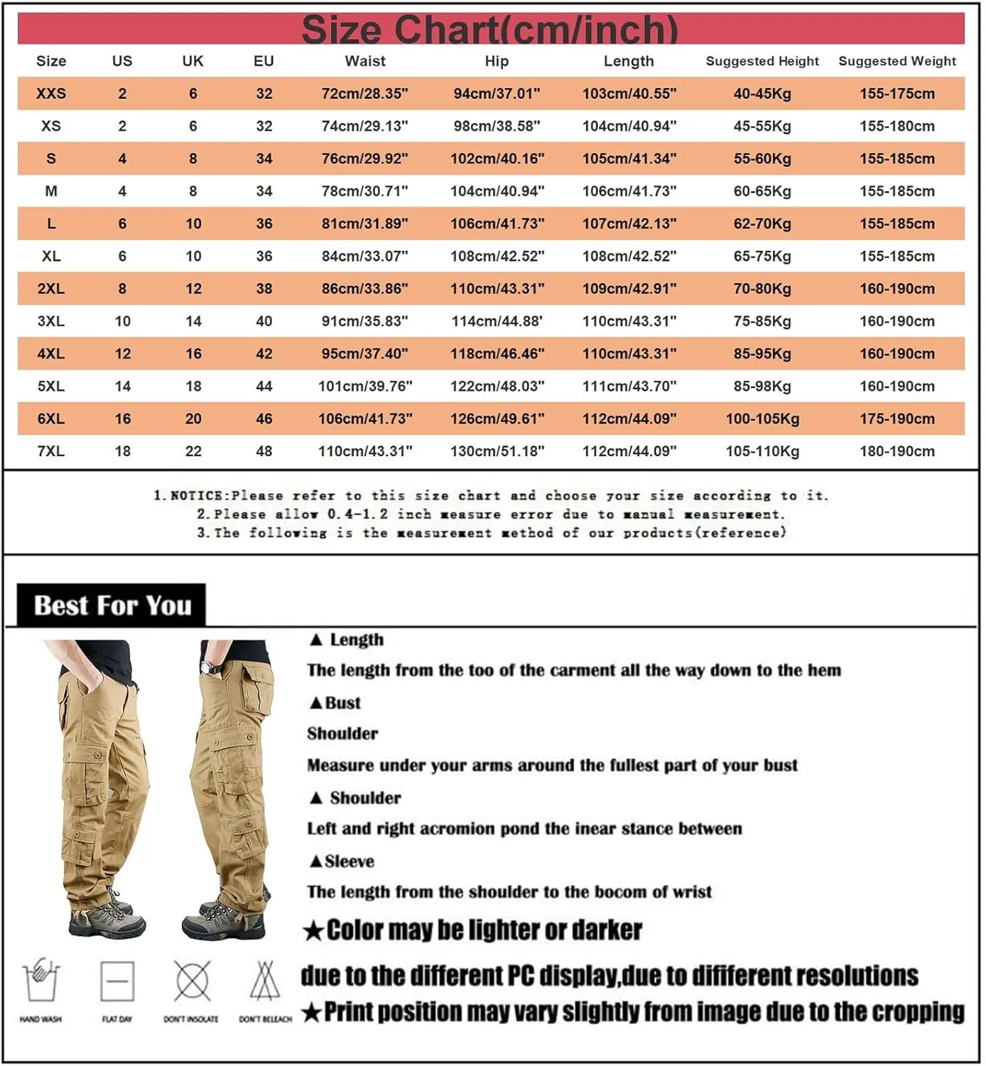 Men's Graphic Cargo Pants Slim Fit Work Pants for Men Sweatpants for Men Army Fleece Sweat Pants Men Comfy Pant