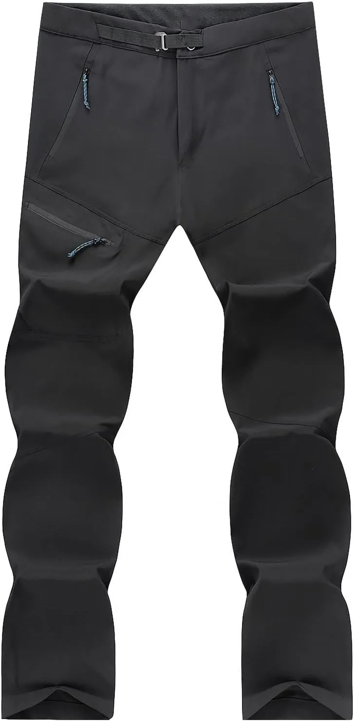 Mens Lightweight Pants Regular Fit Cotton Breathable Outdoor Sport Sweatpants Casual Skinny-Fit Loose Trousers