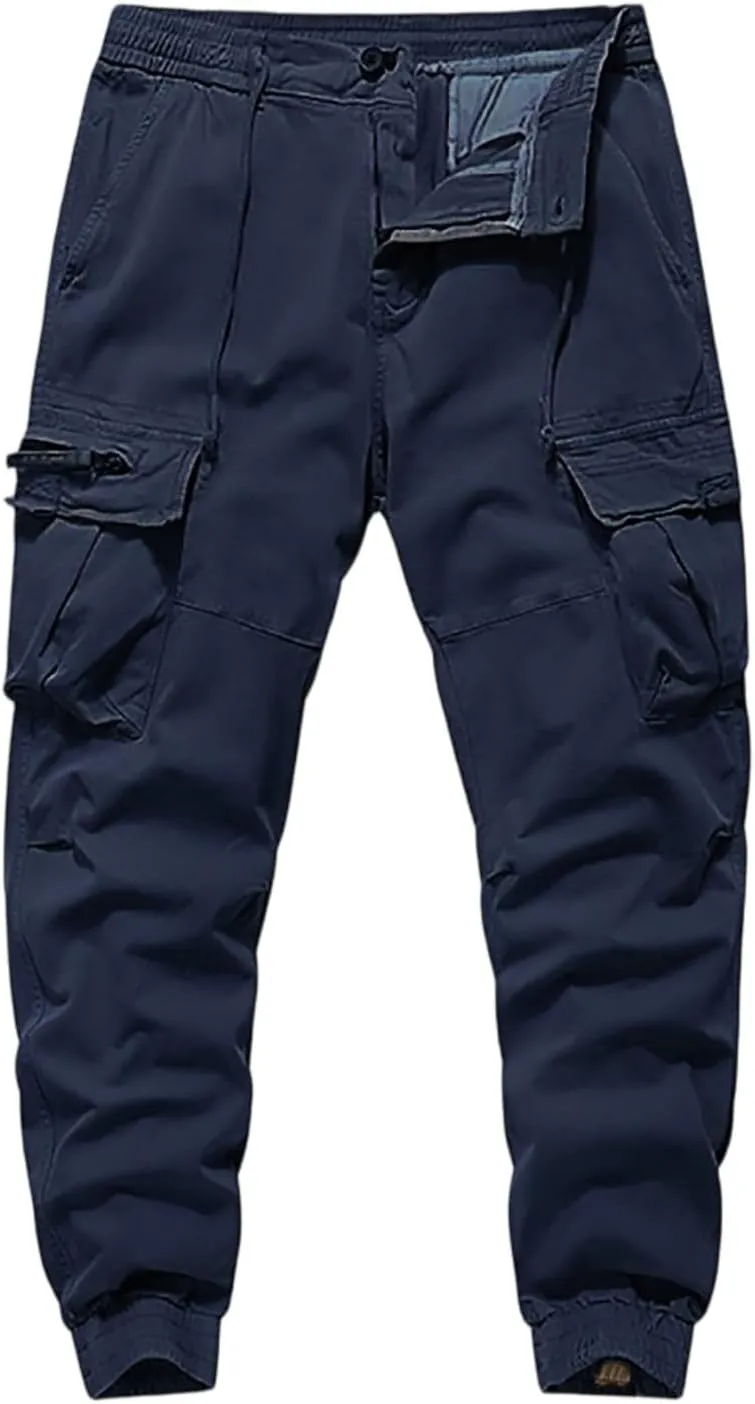 Men's Loose Fit Cargo Pants Running Training Pants