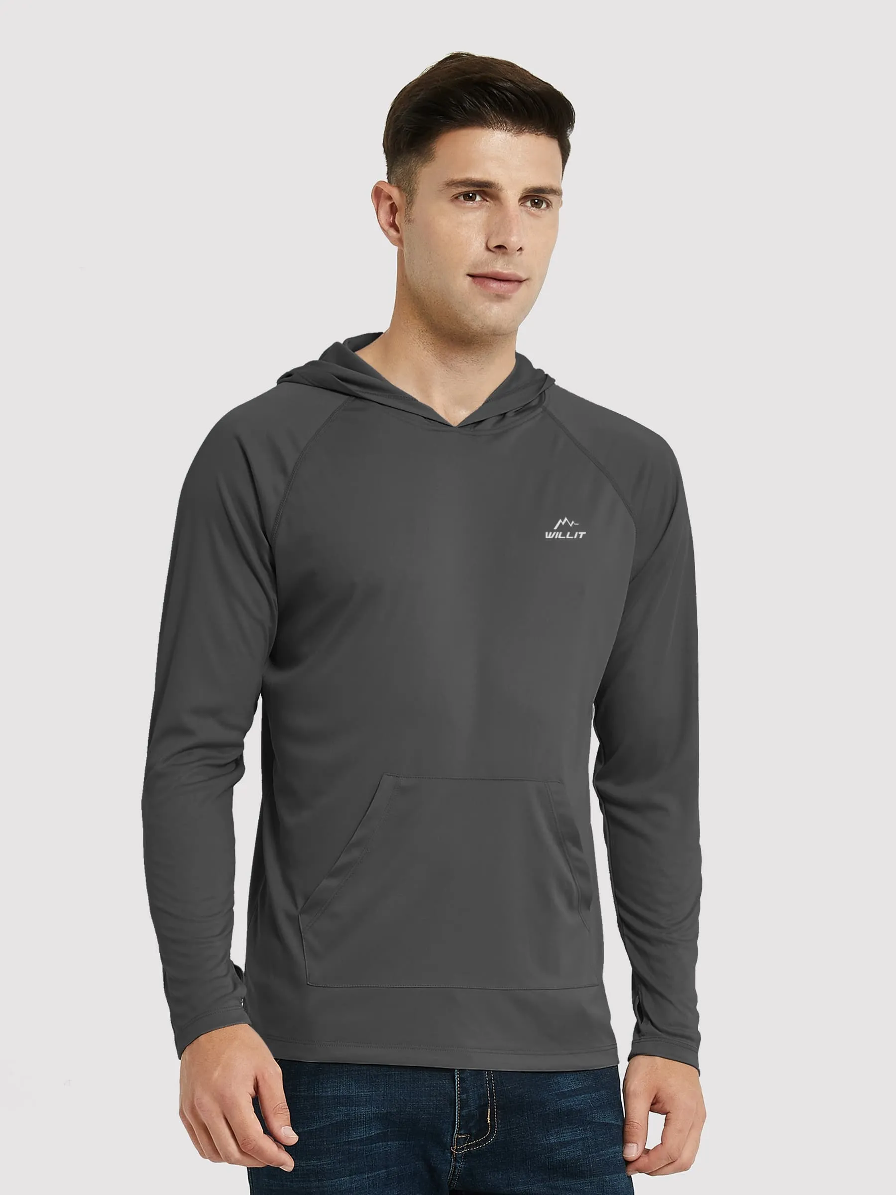 Men's Sun Protection Long Sleeve Shirts with Pocket
