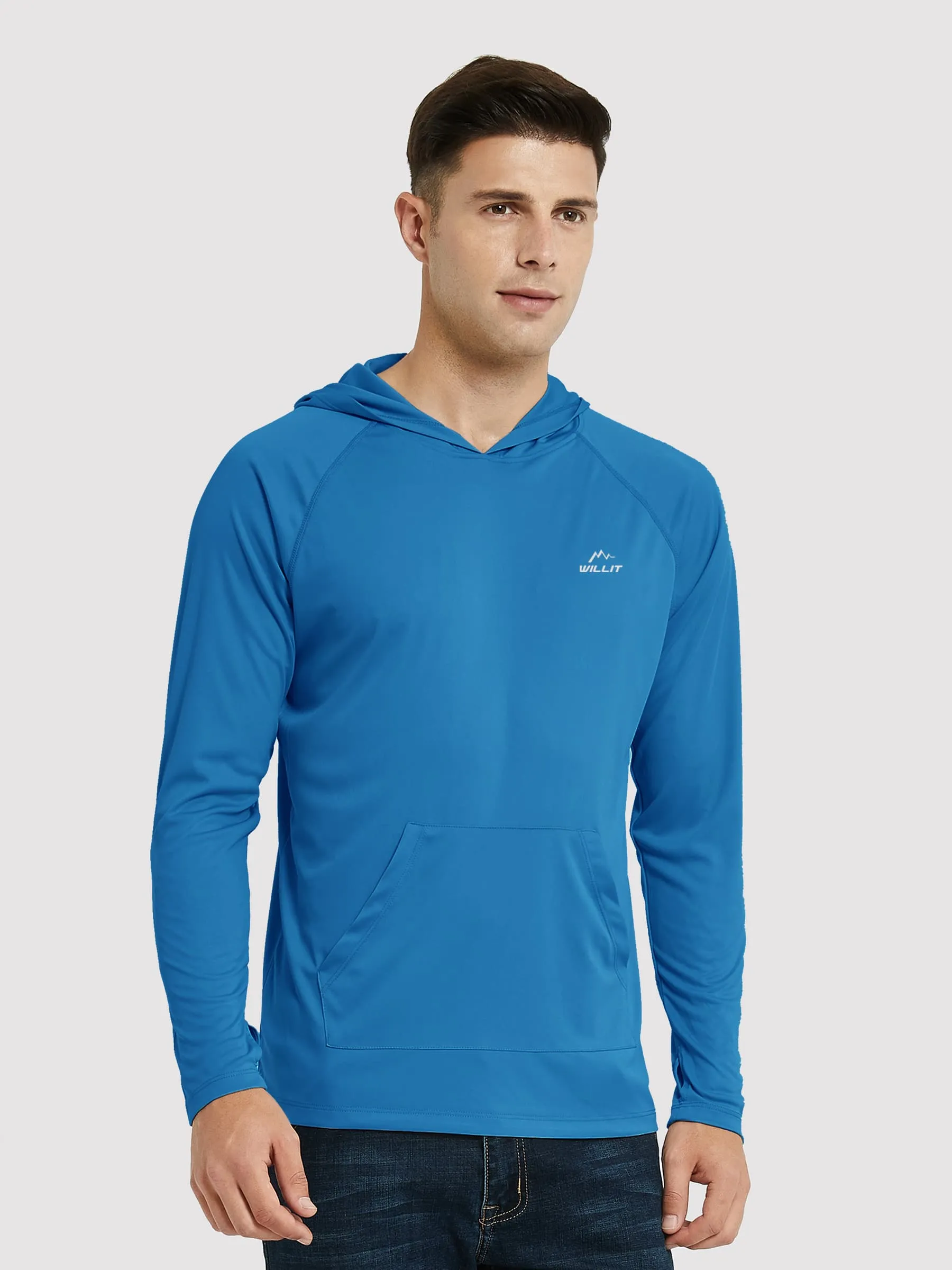 Men's Sun Protection Long Sleeve Shirts with Pocket