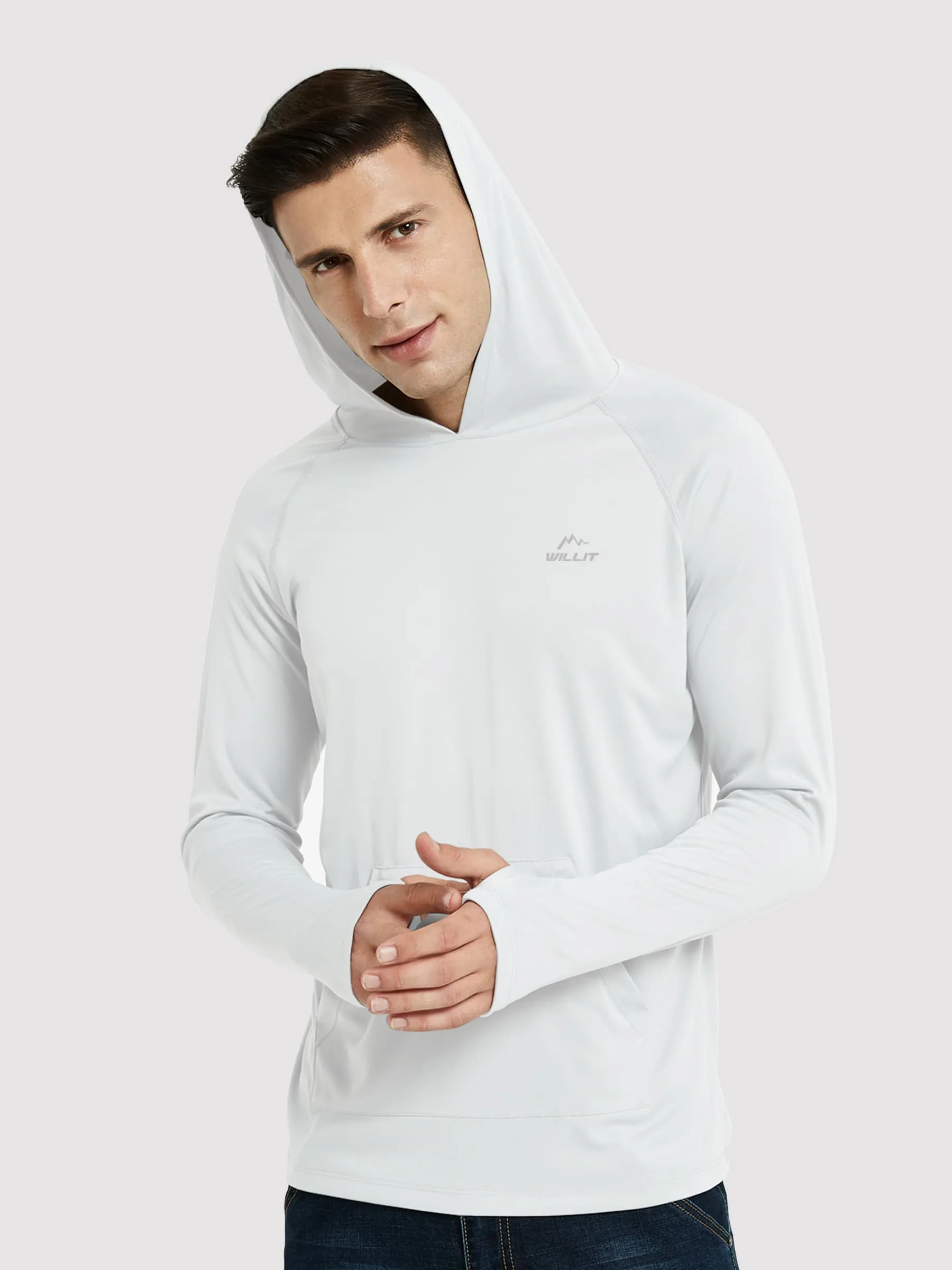 Men's Sun Protection Long Sleeve Shirts with Pocket
