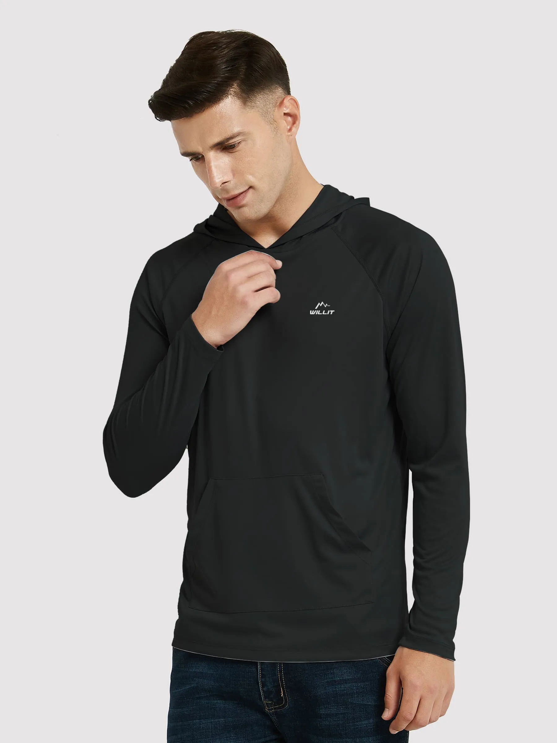 Men's Sun Protection Long Sleeve Shirts with Pocket