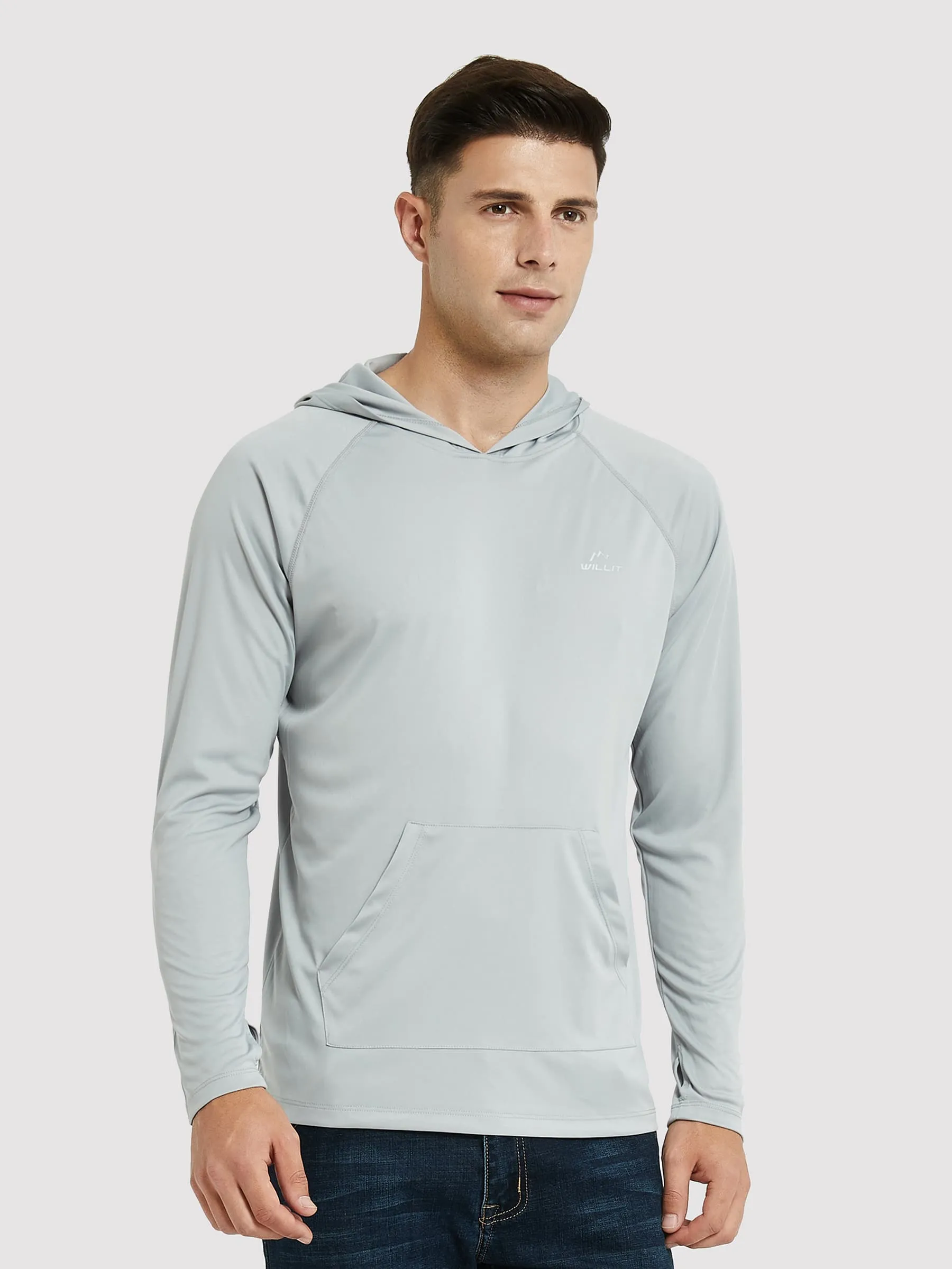 Men's Sun Protection Long Sleeve Shirts with Pocket