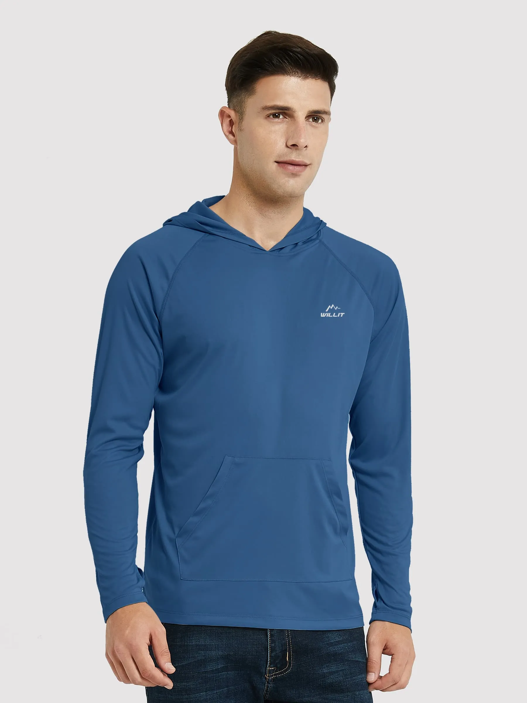 Men's Sun Protection Long Sleeve Shirts with Pocket