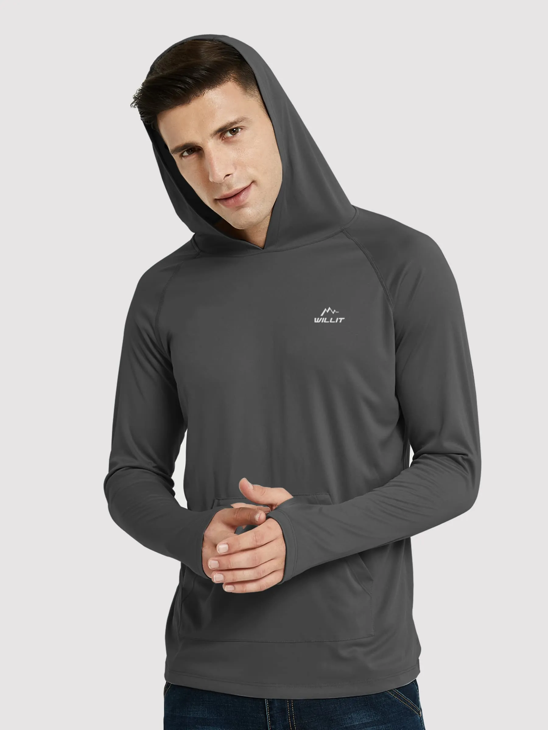 Men's Sun Protection Long Sleeve Shirts with Pocket