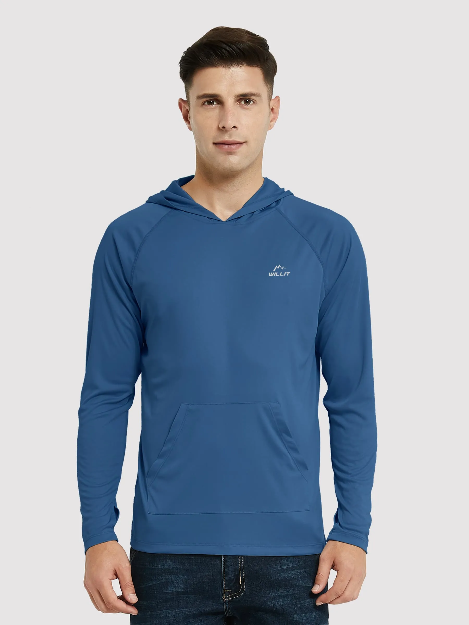 Men's Sun Protection Long Sleeve Shirts with Pocket