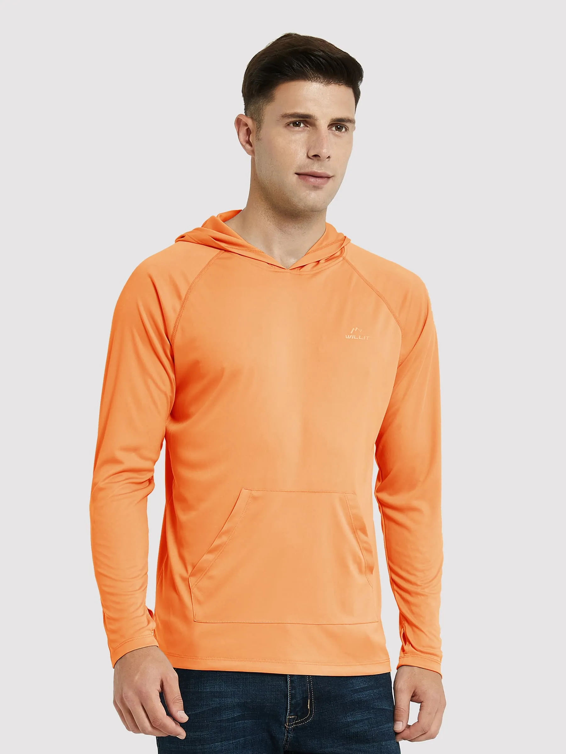 Men's Sun Protection Long Sleeve Shirts with Pocket
