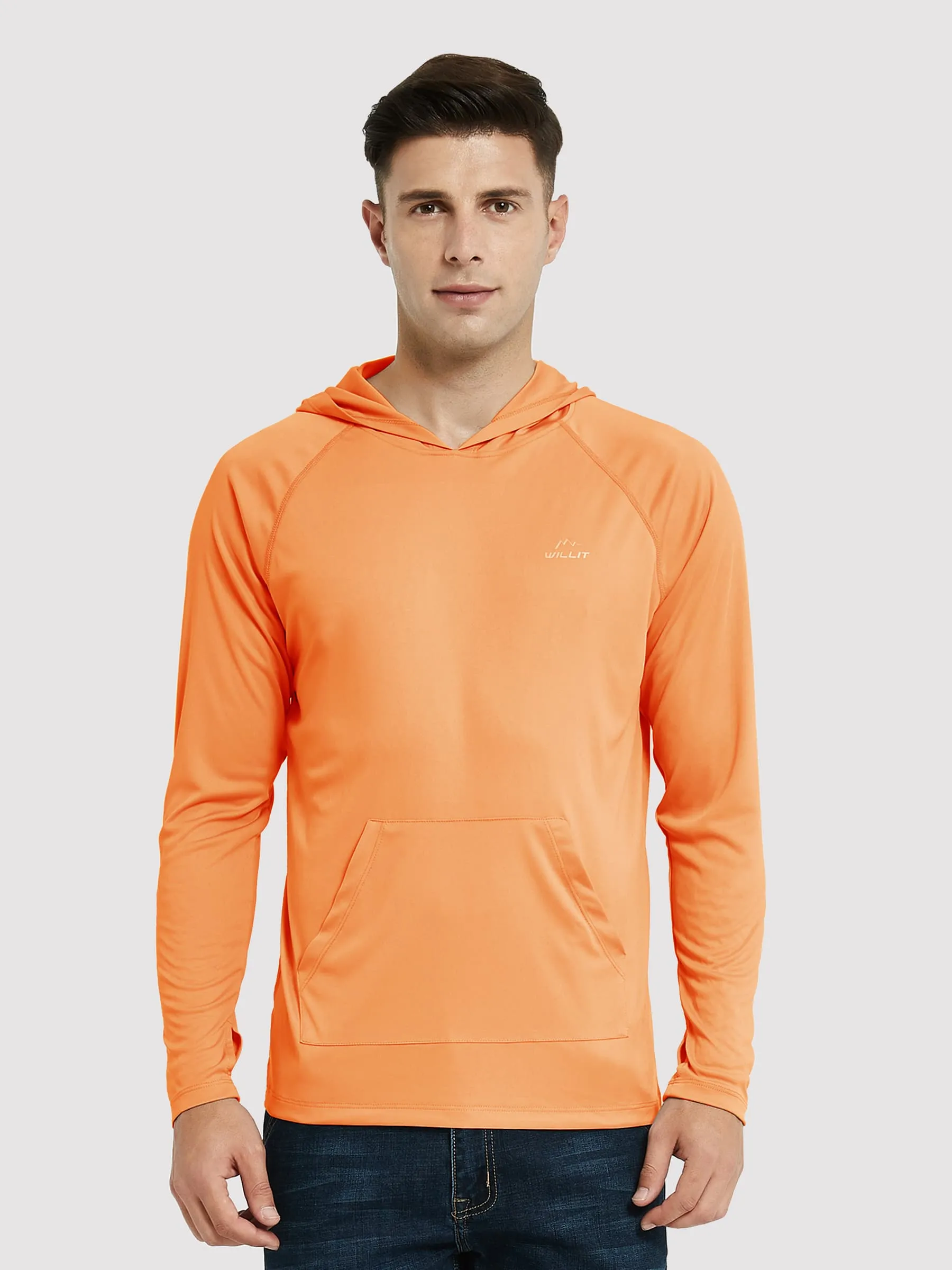 Men's Sun Protection Long Sleeve Shirts with Pocket