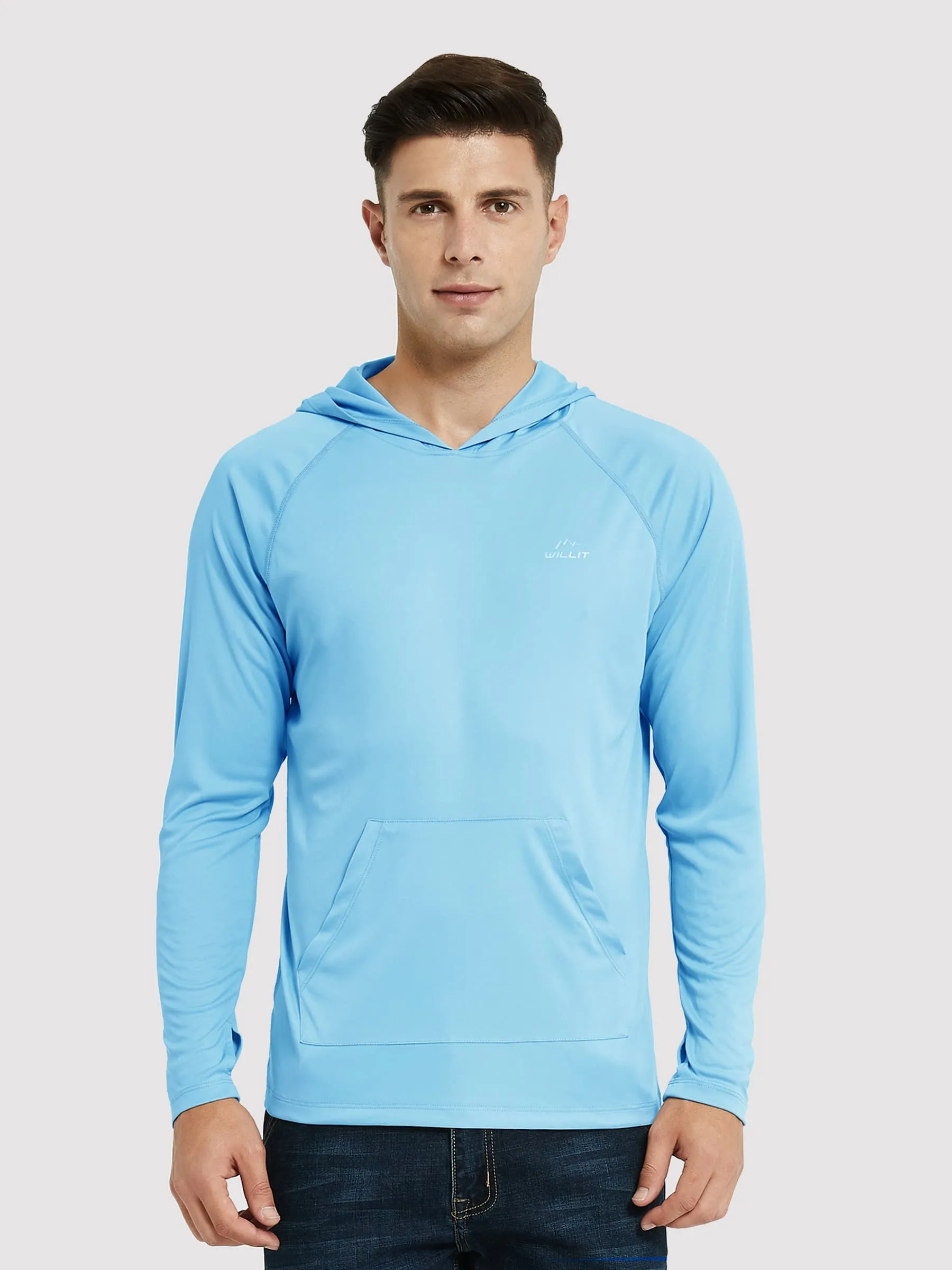 Men's Sun Protection Long Sleeve Shirts with Pocket