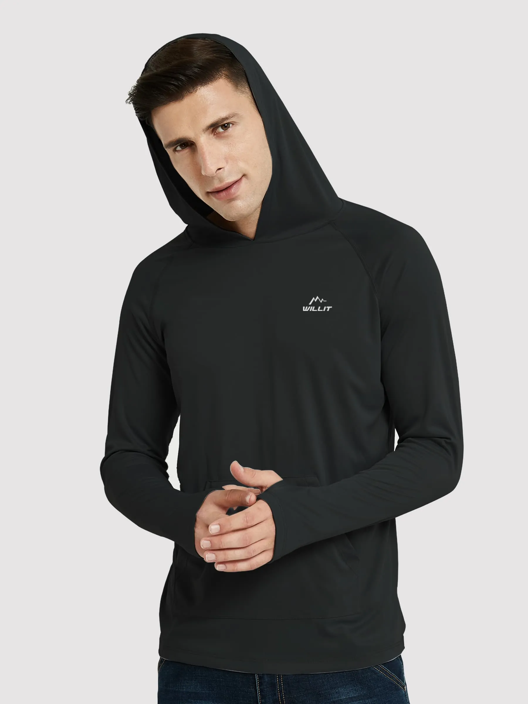 Men's Sun Protection Long Sleeve Shirts with Pocket