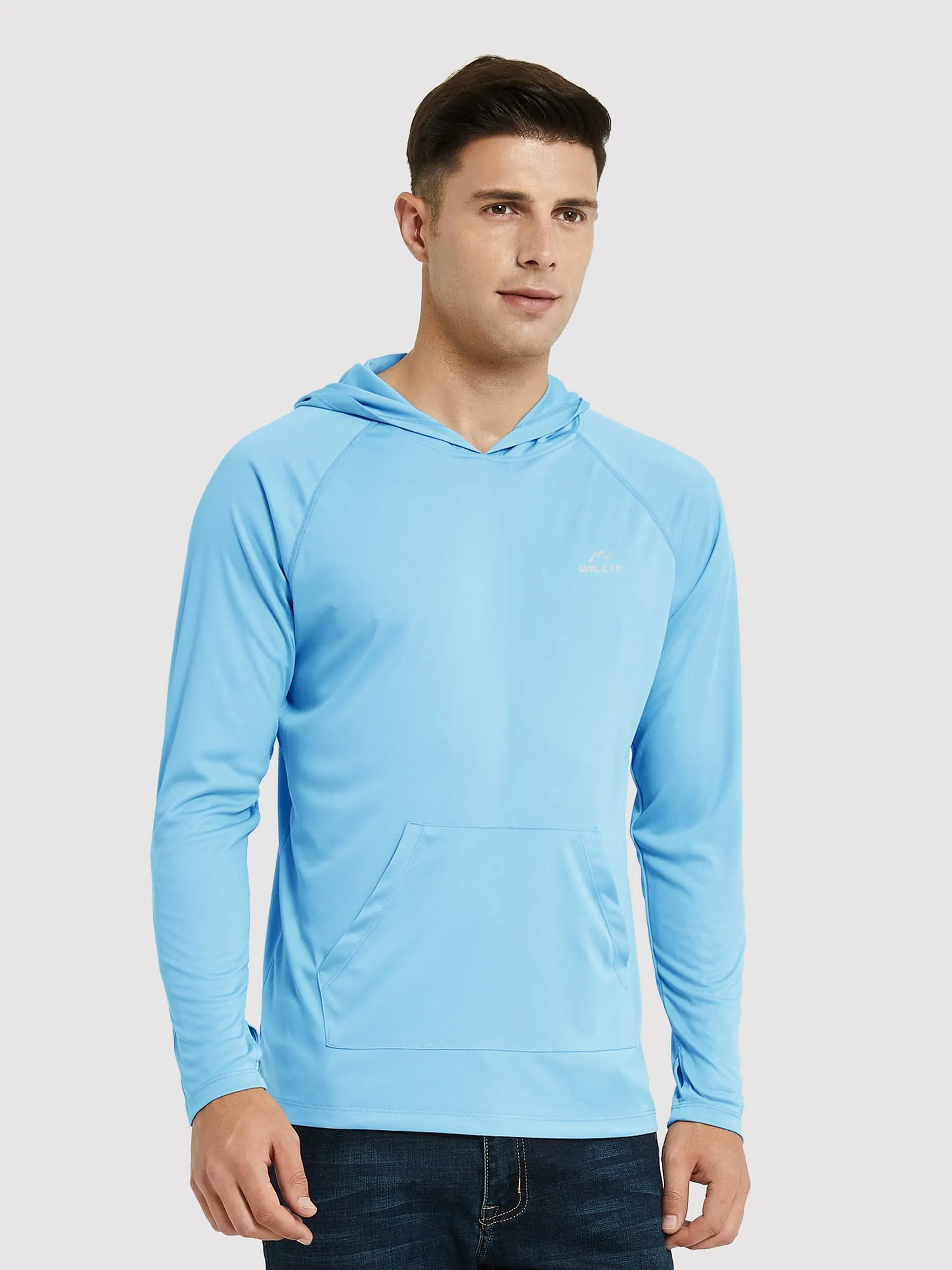 Men's Sun Protection Long Sleeve Shirts with Pocket