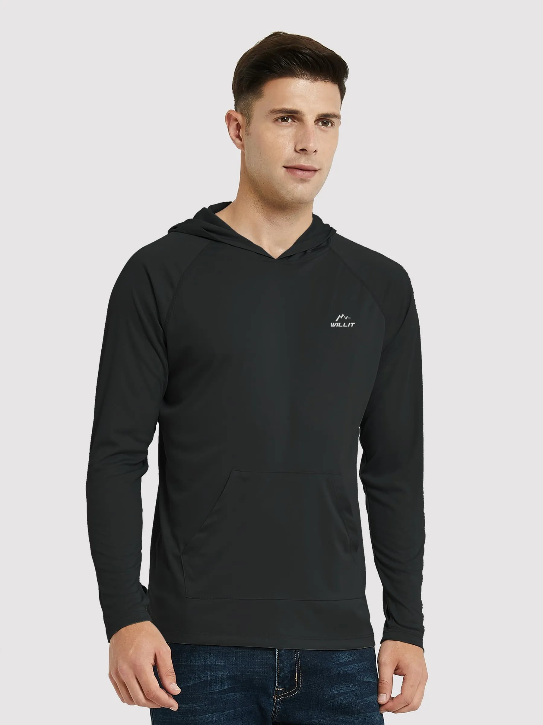 Men's Sun Protection Long Sleeve Shirts with Pocket
