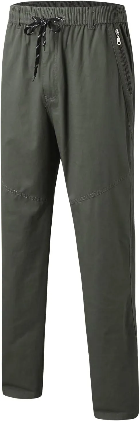 Mens Sweatpants with Pockets Big and Tall for Jogging Running Exercise Gym Workout Mens Zip Joggers Pants Casual Gym