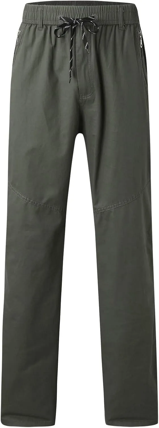 Mens Sweatpants with Pockets Big and Tall for Jogging Running Exercise Gym Workout Mens Zip Joggers Pants Casual Gym